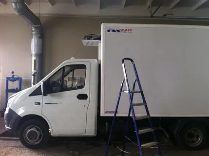 Установка реф на газель