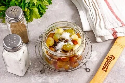 Как приготовить маринованный виноград