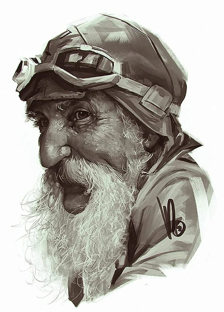 Дед арты. Дедушка арт. старик арты. стимпанк старик. бородатый дед арт.