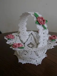Вязание корзиночек