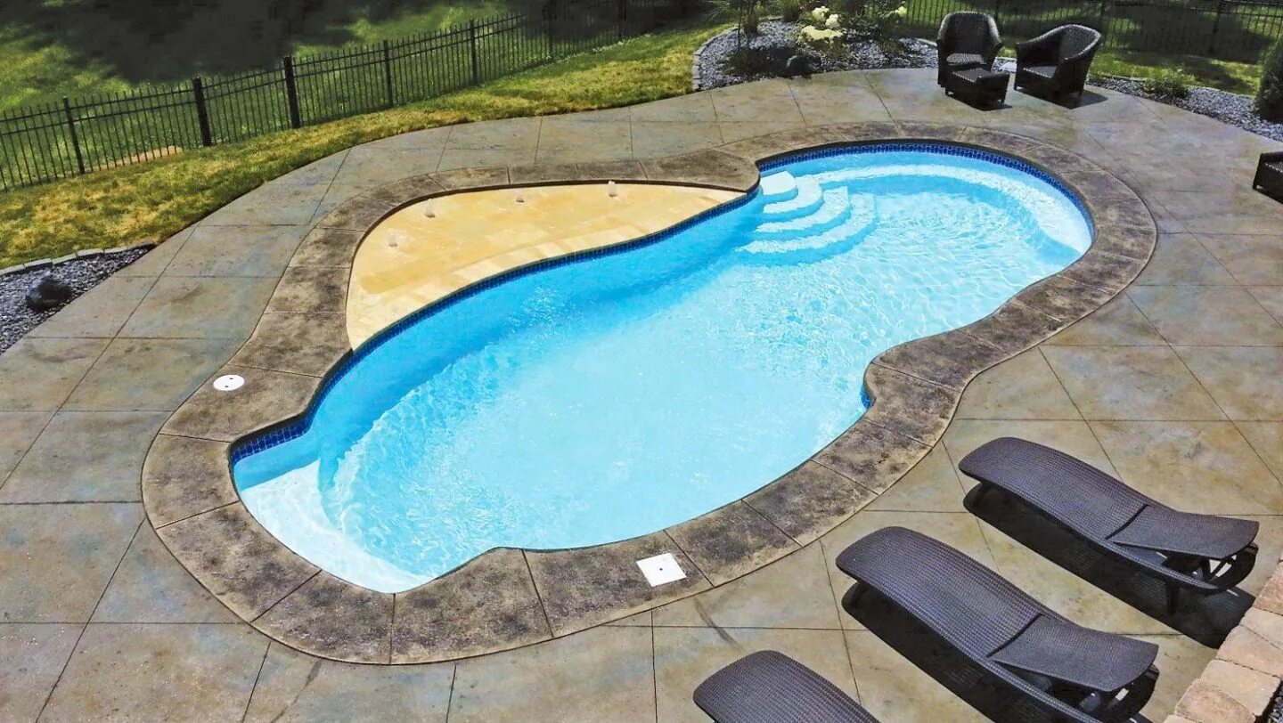 Location pool. Бассейн pool large. fiberglass pool. spa 13х875. pool shell.