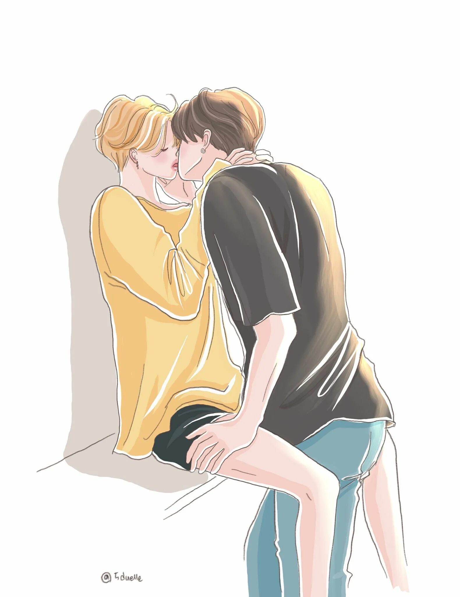 Арты минсонов. Минхо и феликс арт. Minsung stray kids art. Stray kids minsung art поцелуи. Яой арты минсон.