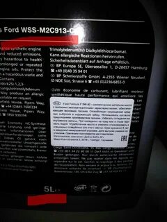 Ford wss m2c913 c масла