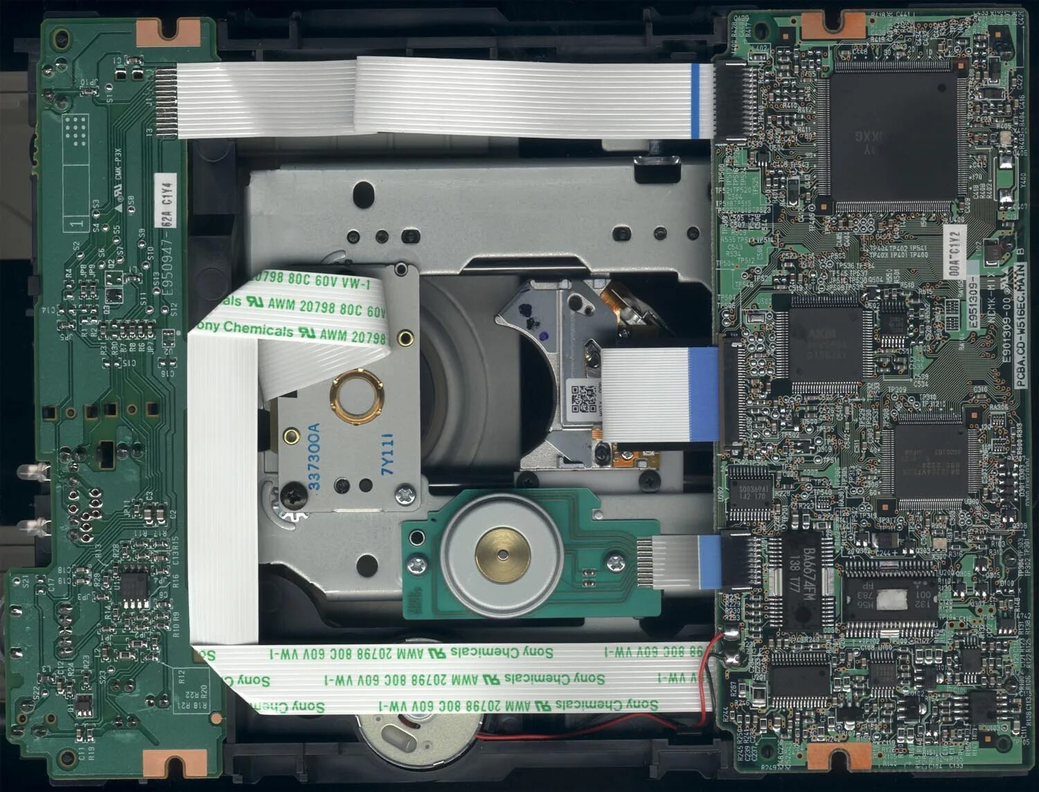 Плата дисковода. Teac cd-w540e. teac cd-5010a. плата dvd. плата двд привода.