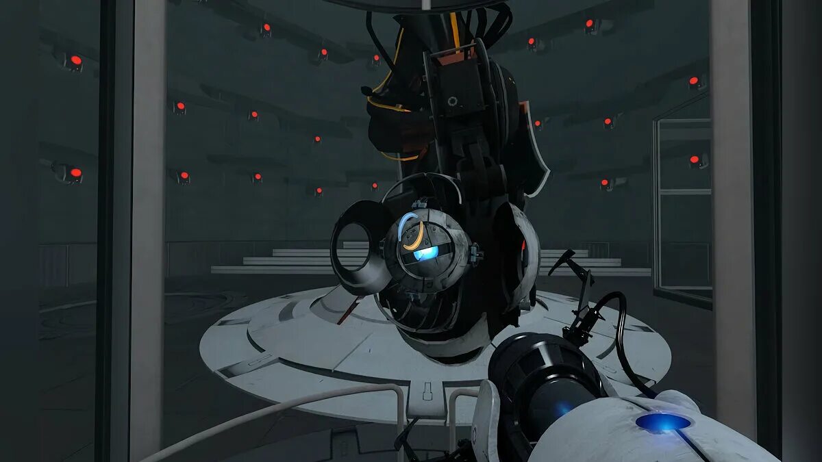 Модуль Уитли в теле ГЛАДОС. Портал 2 злой Уитли. Portal 2 Wheatley. Portal 1 Уитли.