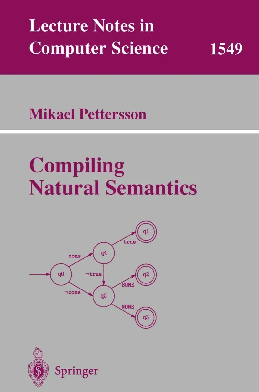 Natural compilation. Natural language Semantics.