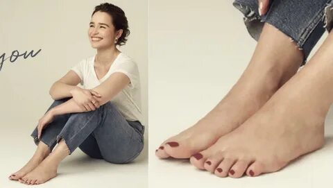 celebrity feet pictures from Emilia Clarke Again Feet Toes Footfetish.