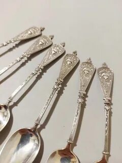 Чайные ложки посеребренные