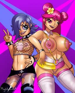 mightycock, ami onuki, yumi yoshimura, hi hi puffy amiyumi, absurd res, hig...