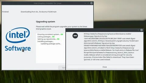 Intel driver installer