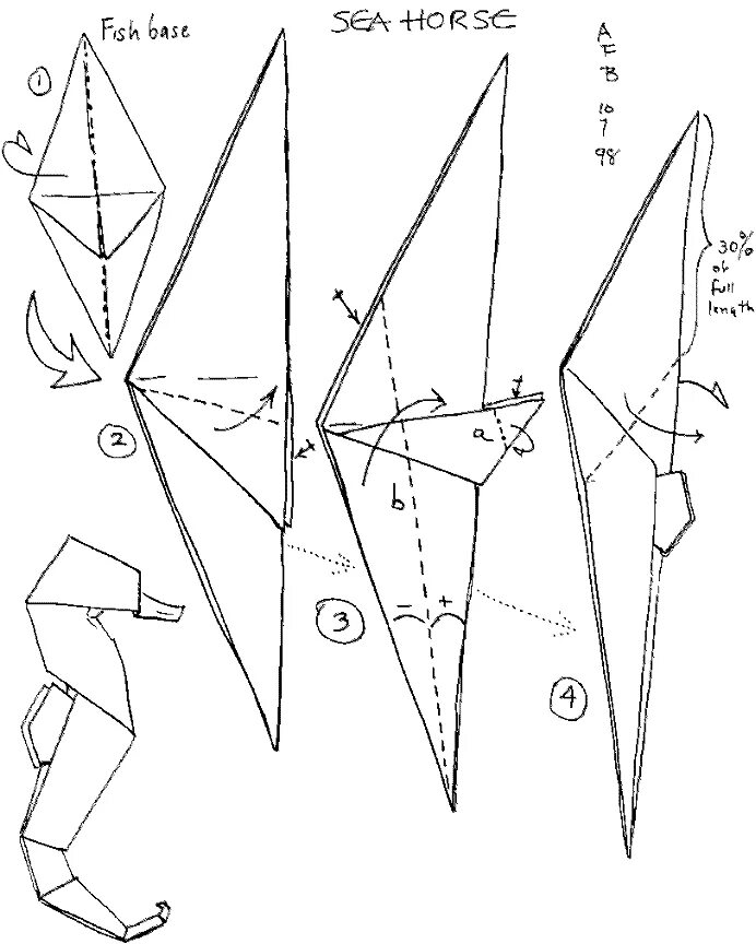 Оригами морской. Оригами морской конек из бумаги схема. Оригами морской конек. Морские животные оригами для детей. Оригами морской конек схема.
