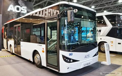 Городской 9,5-метровый полунизкопольник AOS Citibus с пассажировместимостью...