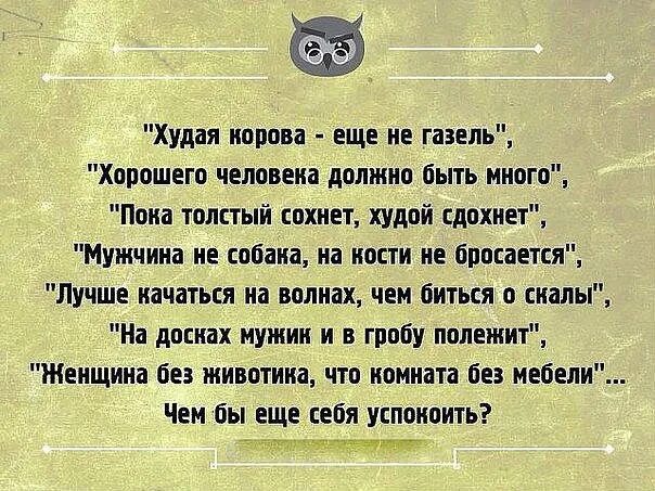 Толстый сохнет худой. Поговорка пока толстый сохнет худой. Хорошего человека должно быть много шутка. Анекдоты про худых. Поговорка о худых прикол.