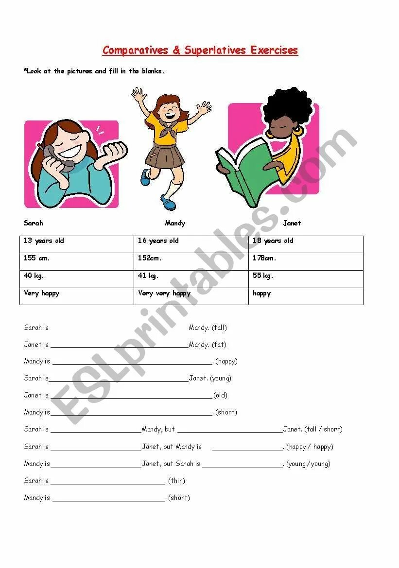 Comparatives and superlatives упражнения. Comparatives and Superlatives exercises. Comparative and Superlative adjectives exercises. Comparative and Superlative adjectives exercises for Kids.