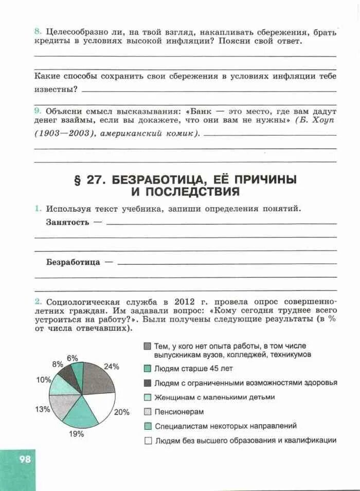 Административная работа по обществознанию 8 класс. Обществознание 8 класс рабочая тетрадь котова лискова. инфляция котова лискова определение. кредит обществознание 7 класс.