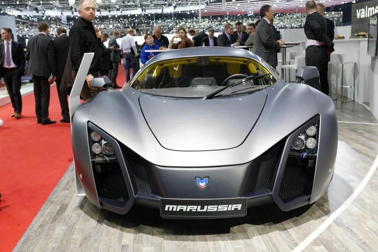 Интересные автомобили россии. Marussia b2. Спорткар Marussia b2.