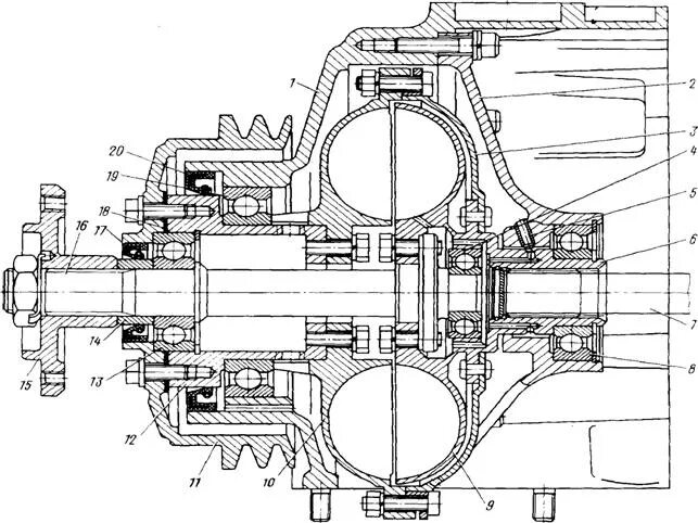 Гидромуфта вентилятора камаз. Схема гидромуфты двигателя КАМАЗ 740. Привод гидромуфты КАМАЗ 740. Гидромуфта КАМАЗ 5320 схема. Привод гидромуфты КАМАЗ 5320.