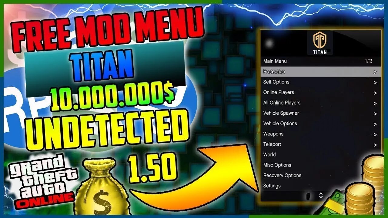 5. Titan mod menu. 2 крафты. Мод меню. Super gta menu.