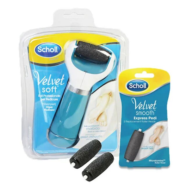 Шоль для ног купить. Scholl Velvet smooth для ног. Роликовая пилка Scholl Velvet. Электрическая роликовая пилка Velvet smooth. Scholl пилка для ног электрическая.