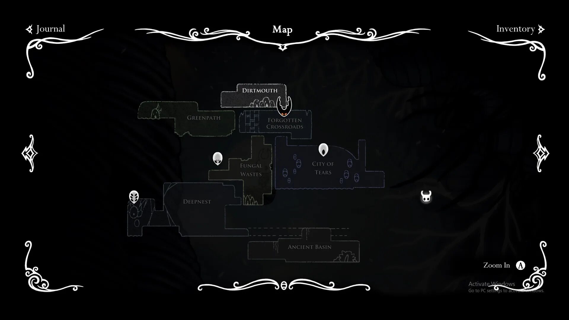 Холлоу Найт край королевства карта. Карта Hollow Knight с бледной Рудой. Край королевства Hollow Knight карта.