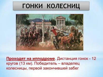 На ипподроме в олимпии