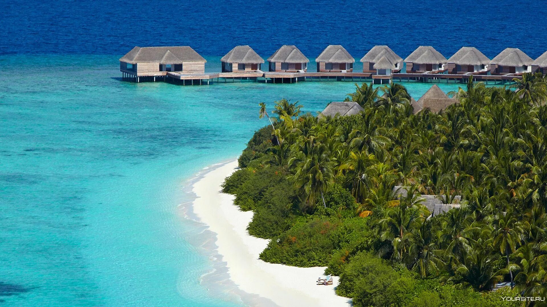 Курорты атолла Баа. Атолл Лавиани. Мальдивы Дусит Тхани отель. 4. Dusit Thani Maldives 5*. Travel centre