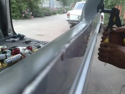 Врезка стекла