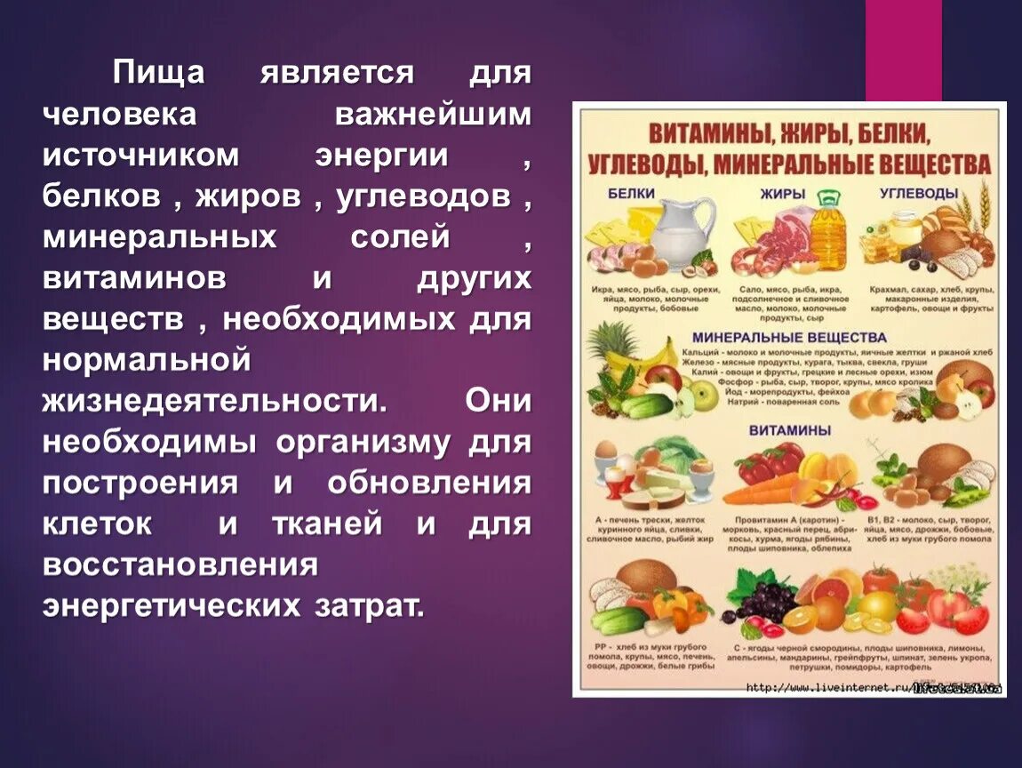 Витамины продукты и заболевания. Белки жиры углеводы витамины Минеральные вещества. Белков, жиров, углеводов, витаминов и Минеральных веществ. Витамины питательные вещества необходимые организму для. Источники Минеральных веществ в продуктах.