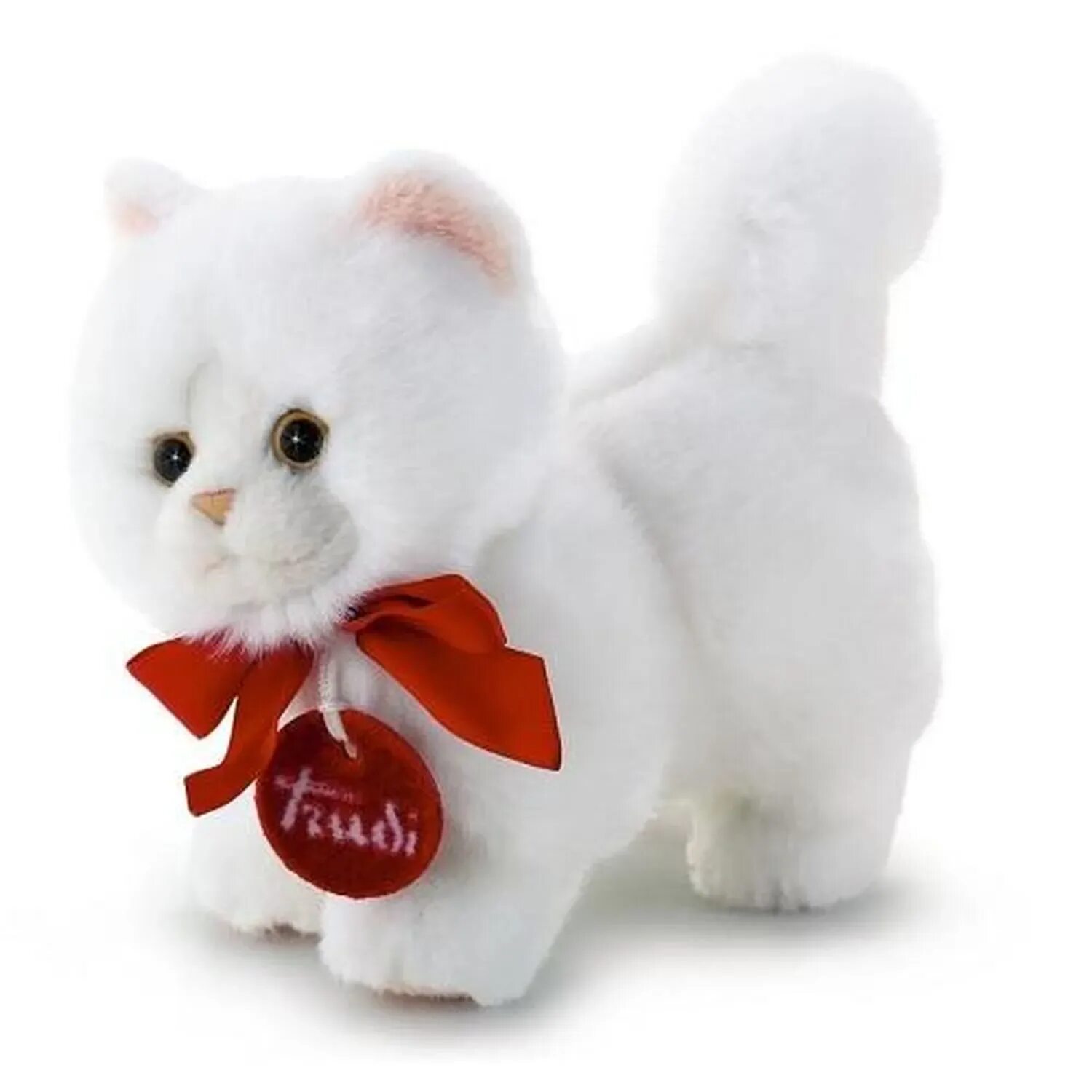 Белую кошку белую кошку игрушку. Кошечка Trudi Делюкс. Белая кошечка Делюкс 15 см. Игрушки Trudi кошка. Мягкая игрушка "кошечка Маля".