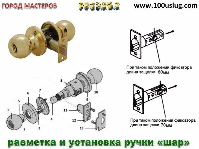 Сборка дверного замка межкомнатной двери с защелкой. Схема внутри дверная ручка-защелка межкомнатная. Дверной замок-защелка схема сборки. Устройство схема замка ручки защелки для межкомнатных дверей.