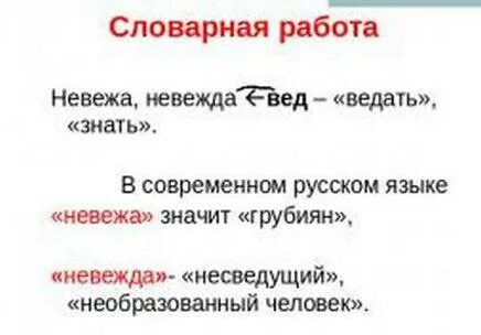 Невежда по составу