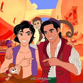 Aladdin and flynn rider