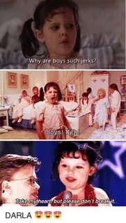 Memes, Darla, and 🤖: Why are boys such jerks? 