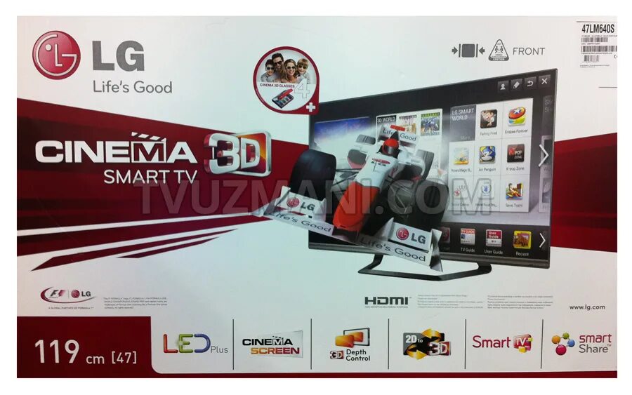 телевизор lg 32lm640s 32".