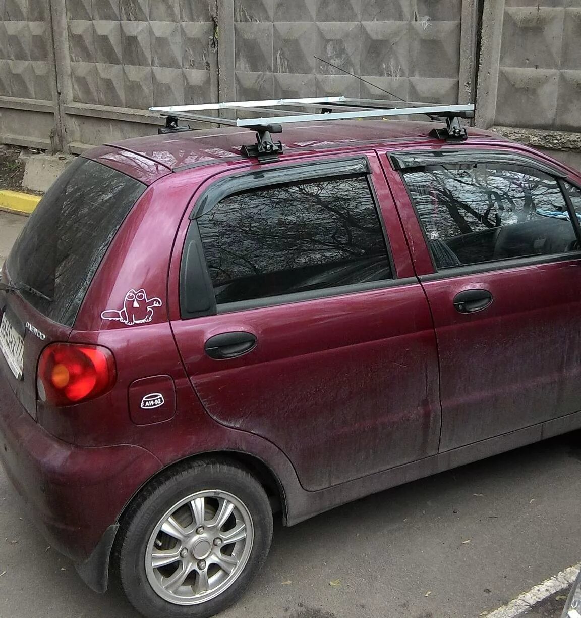 Daewoo matiz багажник. матиз перевертыш. крыша матиз. рейлинги дэу матиз. Daewoo matiz с 1998г.