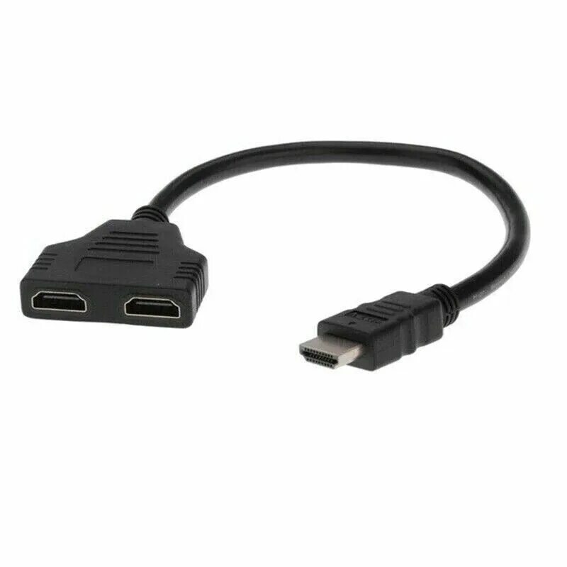 Кабель разветвитель HDMI V1.4, 1 на 2 выхода. Адаптер 1 HDMI/2 HDMI. 2 HDMI В 1 HDMI разветвитель. Разветвитель с HDMI на 2 HDMI. Разветвитель 1 вход 2 выхода