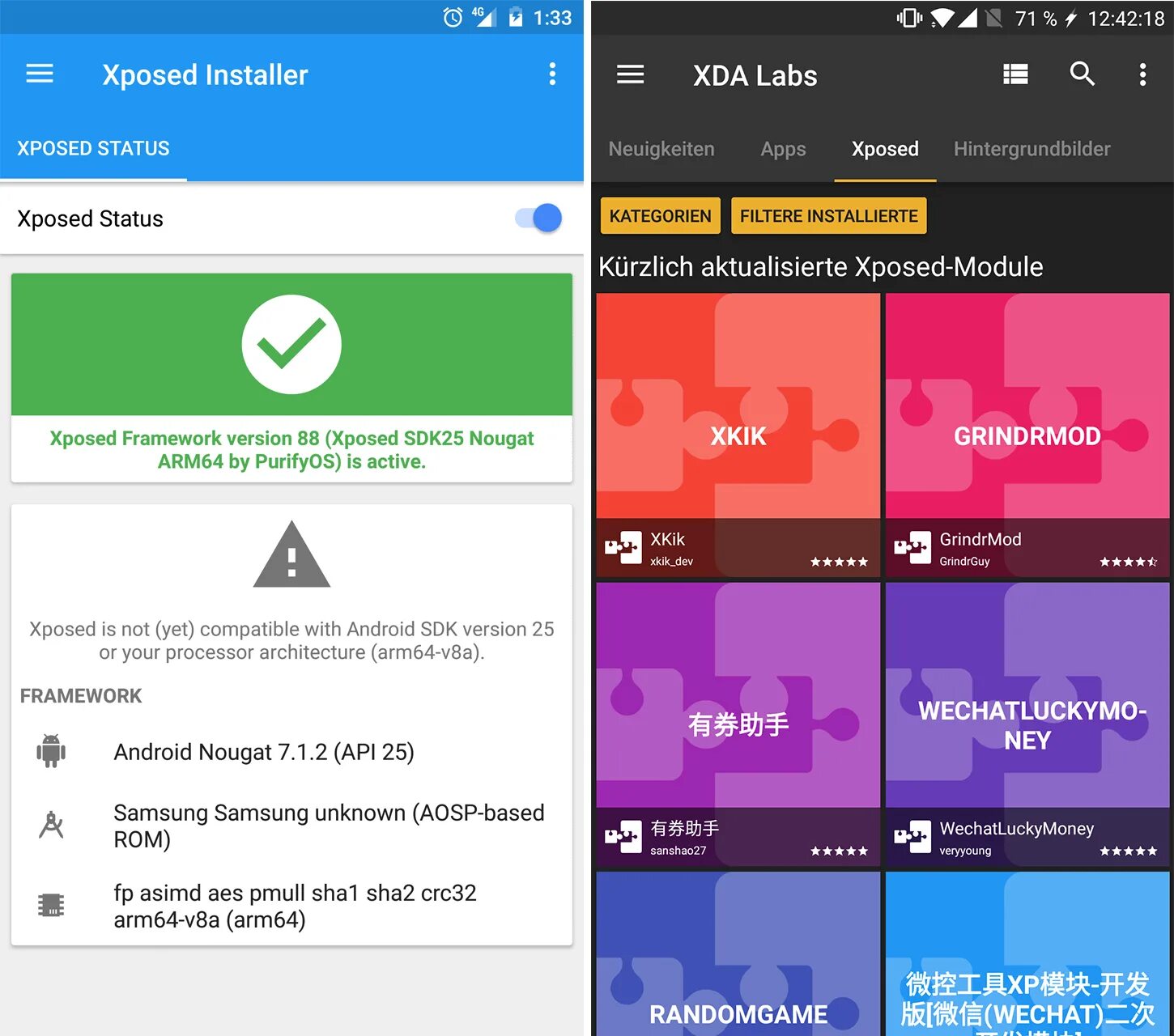 Xposed installer. Xposed Framework. Xposed installer APK\. Enable Xposed Framework.