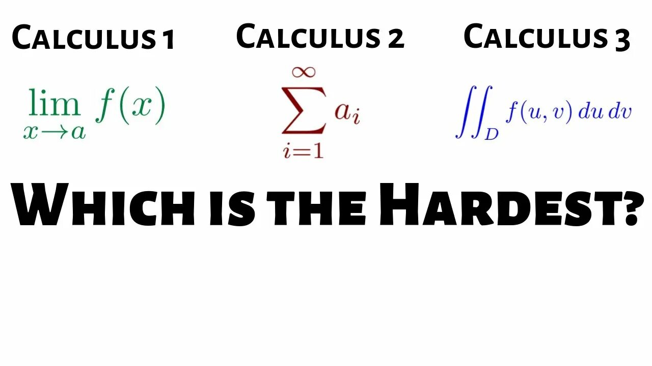 What is your hardest. Calculus. Calculus 3. Calculus is. Calculus 2 1.