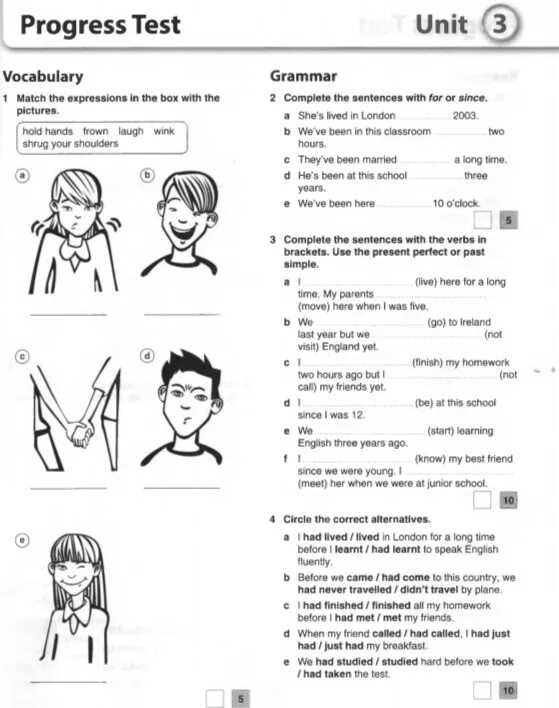 Progress test 1 4