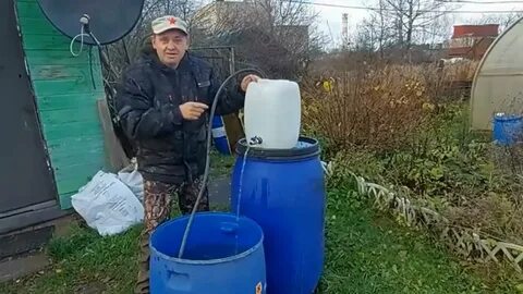 Насос из бочки своими руками