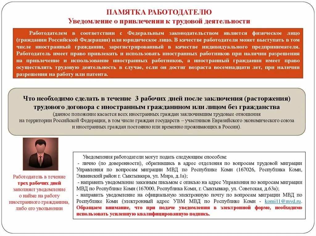 В качестве работника может выступать