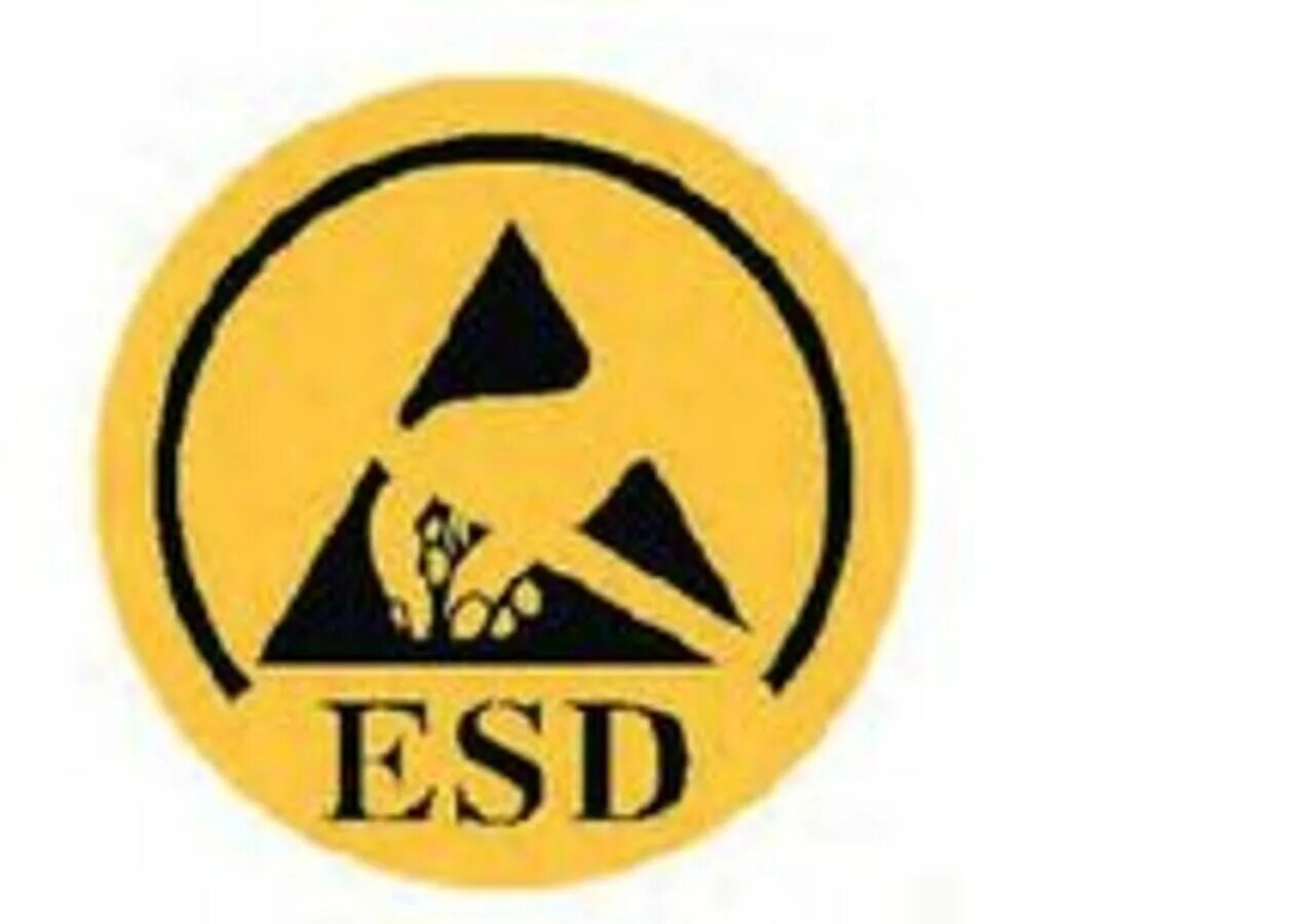 ESD знак. ESD защита. Наклейка ESD. ESD protected area.