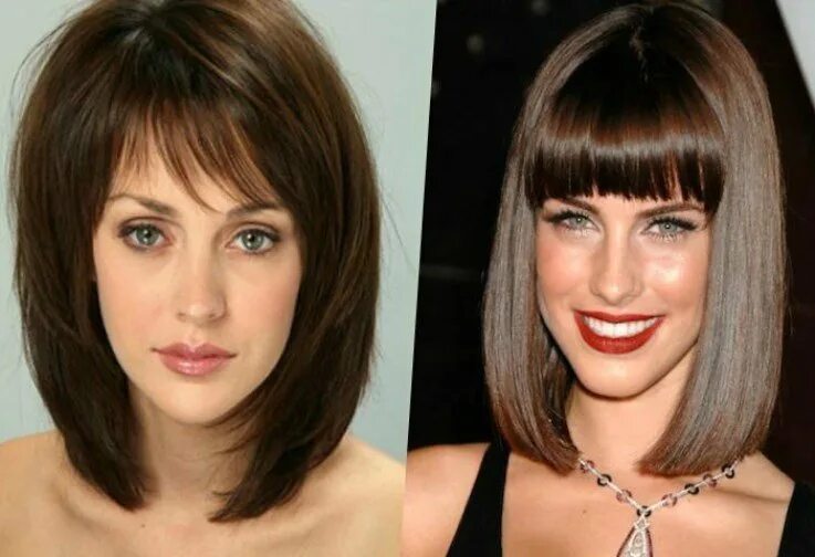 красивые челки для овального лица. стрижка каскад на средние волосы с челкой полукругом. каскад с прямой челкой. стрижка джессики зор. каре с челкой для овального лица.