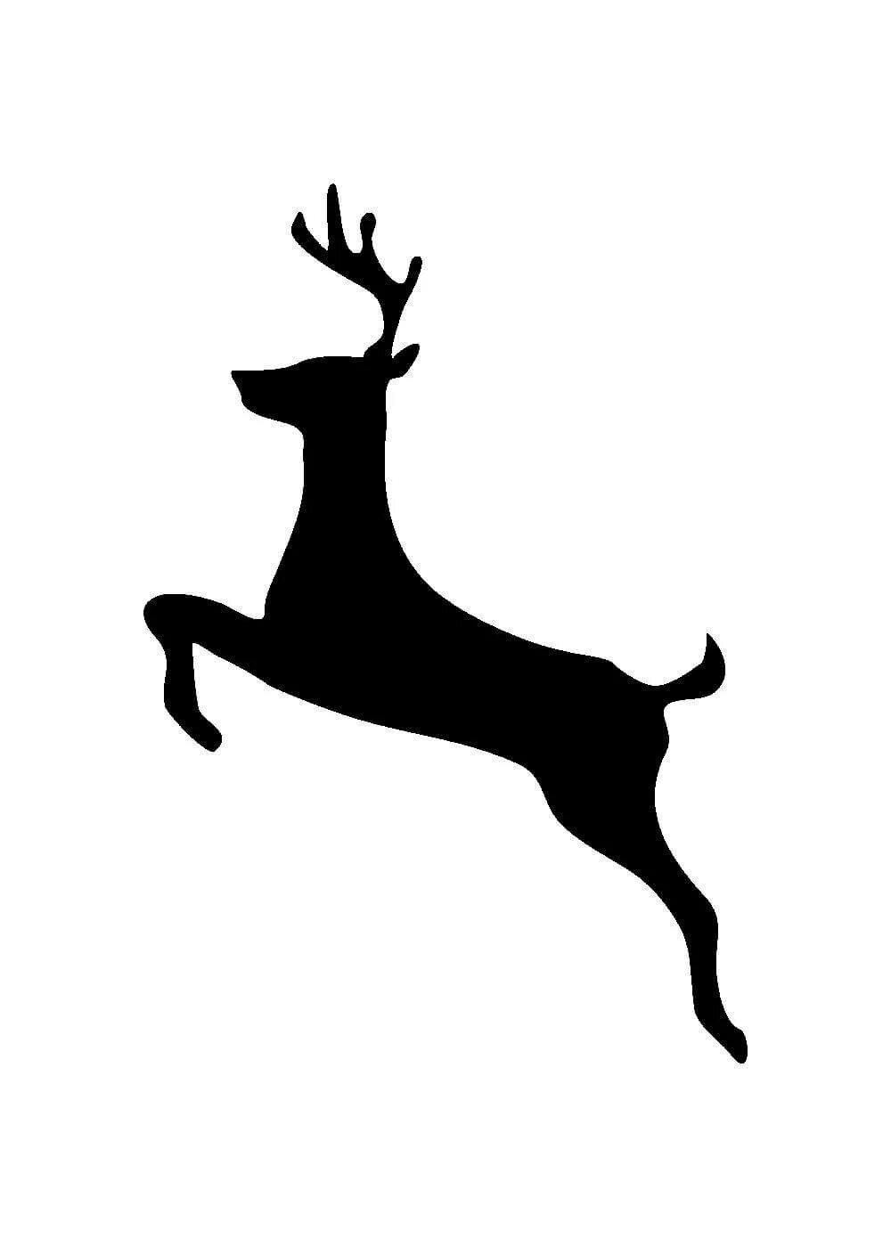 Голова оленя для вырезания. Олень шаблон для печати. Трафарет "олени". Шаблон оленя. Новогодний олень трафарет.