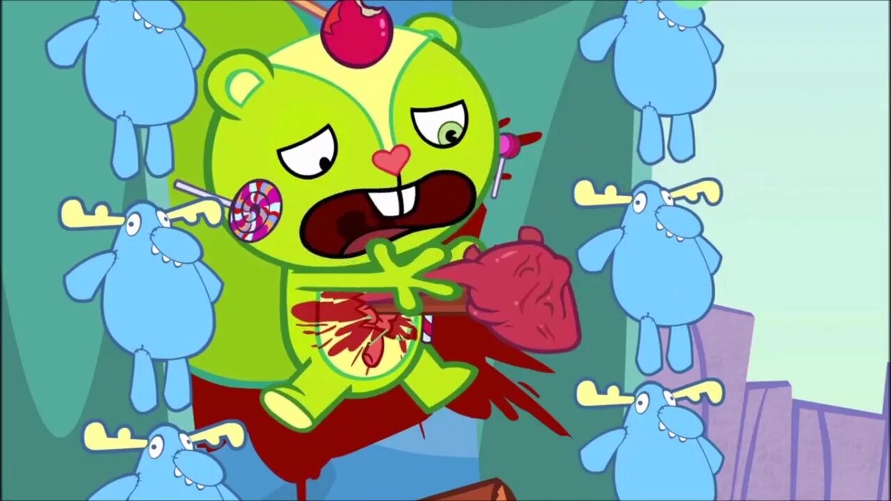 Htf 3.3 gp. Happy Tree friends Натти смерти. Счастливые Лесные друзья Натти. Натти хтф. HTF Натти.