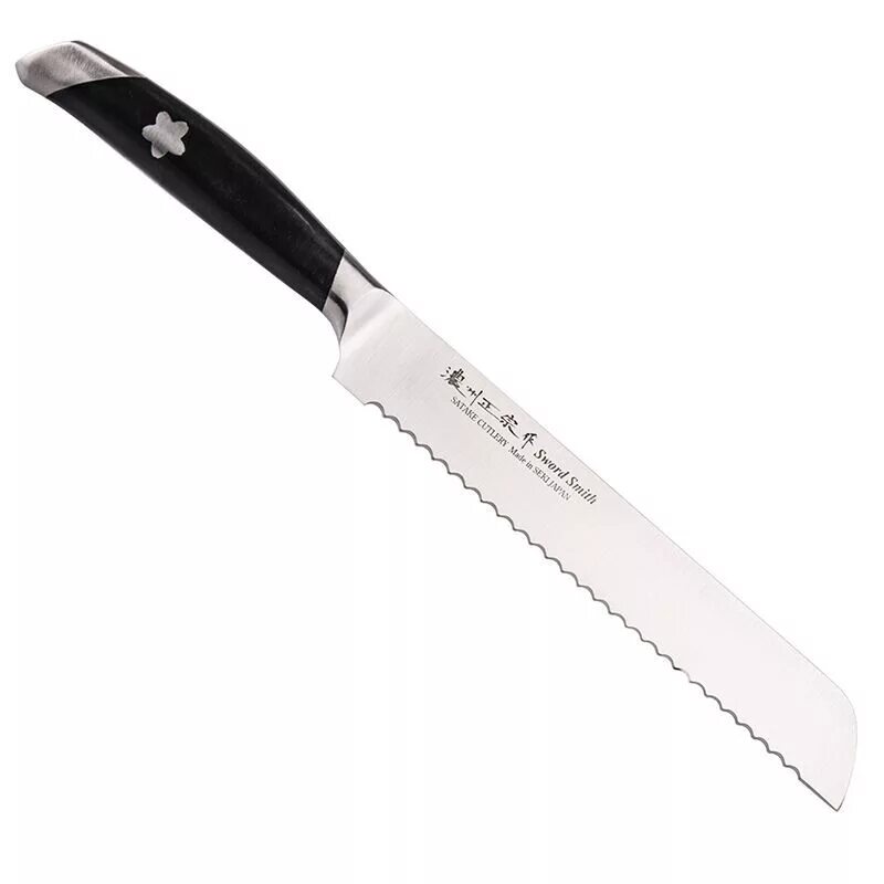 Набор кухонных ножей Satake Sakura hg8082. Satake шеф нож. 79030 Нож Sakura. С853 нож для хлеба 198/315 мм.