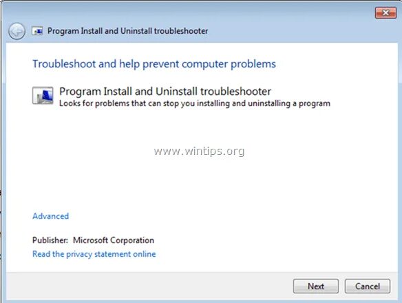Microsoft program install and uninstall meta diagcab. Install program. microsoft program_install_and_uninstall.meta. install a programme. installer program.