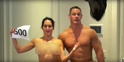 Nikki Bella stripped off to celebrate reaching 500,000 YouTube subscribers....