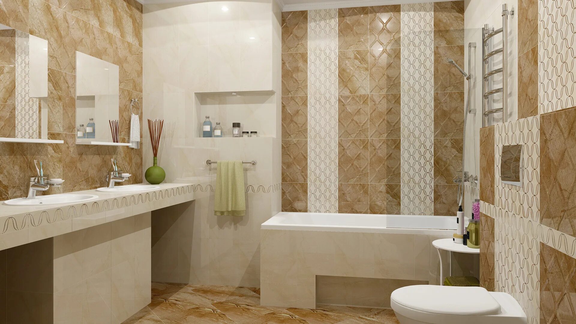 Плитка настенная Inter Cerama Florentine 2360147061/Р 60x23 белая, рельеф в Каза
