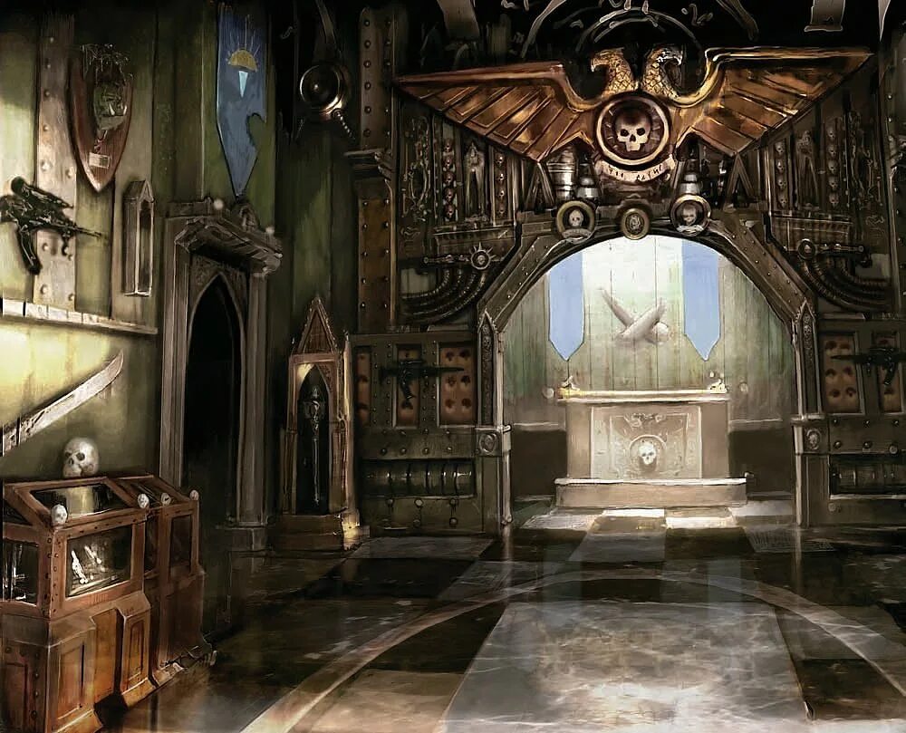Храм императора вархаммер. Warhammer 40000 храм императора. Храм императора. Храм императора. Собор вархаммер 40000.